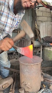 Forging Axe In Cambodia #diyaxe #Amazing #metalworks #blacksmith | METAL WORKS