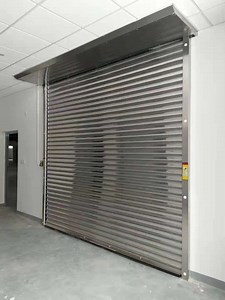 [Hot Item] Industrial Rolling Shutter Commercial Galvanized Steel Roller Shutter Roll up Rolling Shutter Vertical Lift Garage Metal Automatic Door
