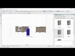 Proiectare 3D mobilier de bucatarie in PRO100