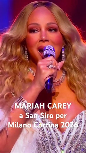MARIAH CAREY a San Siro per Milano Cortina 2026 #milanocortina2026 #mariahcarey #olimpiadi