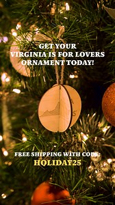 73K views · 275 reactions | Bring home a little holiday love. Shop the Virginia is for Lovers ornament + get free shipping with our code. | Virginia is for Lovers | Facebook