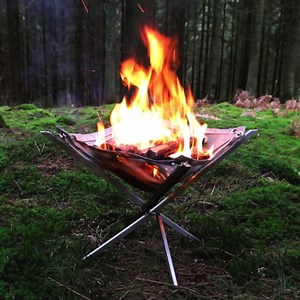 Firekorf｜アウトドアクッキングで活躍する燃焼効率に優れたポータブルファイヤーピット「ファイヤーコーフ」