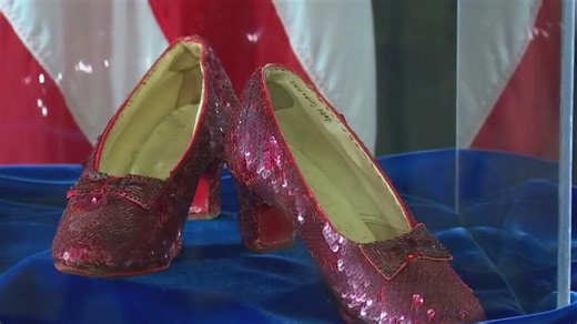 'Wizard of Oz' ruby slippers worn by Judy Garland sold for $28 million at auction