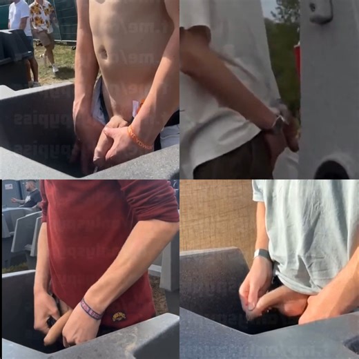 Guy pissing in the festival urinals 2 compilation - ThisVid.com