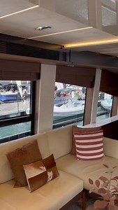 2.6K views · 11 reactions | No midship side decks make the saloon of the Prestige X70 humongous! | boatsales.com.au | Facebook