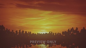 Sunset Reflections - Trees - Worship Backgrounds