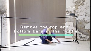 Versatile Heavy Duty Backdrop Stand with Wheels, 10 * 7ft Adjustable Photo Background Stand, Banner Backdrop Stand for Parties/Photography/Birthday/Studio