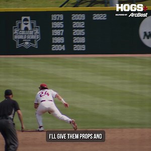 Didn't flinch | Arkansas Razorback Baseball