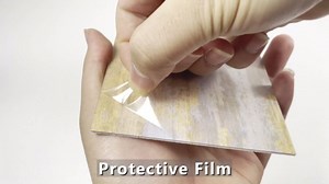 Alwayspon Thickened Vinyl Wall Tile Transfers Sticker with Marble Effect, Peel and Stick Self-Adhesive Splashback Tile Sticker for Kitchen Bathroom Wall Decor, 4x8Inch 32Pcs, T001