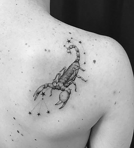 25 Scorpio Constellation Tattoo Designs, Ideas and Meanings - Tattoo Me Now