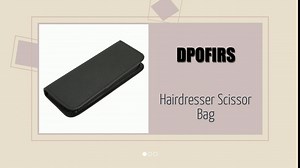 Hairdresser Scissor Bag, Barber PU Leather Pouch, Professional Hairdressing Tools Storage Holster, Salon Scissors Holder Pouch Case, Gifts for for Salon Barber