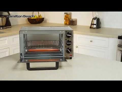 Hamilton Beach® 4 Slice Toaster Oven in Stainless Steel