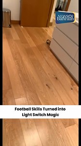 This amazing Bahraini sports lover and football player just took his talent to the next level! He showcased his incredible accuracy by switching off his room light with a perfectly aimed football shot and nailed the basket challenge right after. Now that's what you call skills in action! Who else wants to try this challenge? | News Of Bahrain