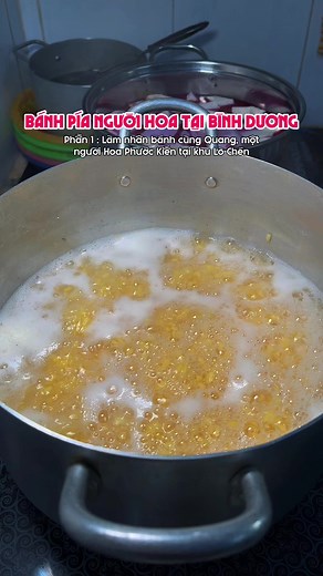 Làm Bánh Pía Người Hoa Tại Khu Lò Chén