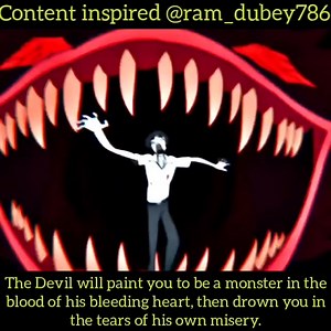 Beware the wounded manipulator - he whose veins flow with the Devil's...