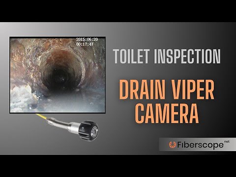 Toilet Inspection with a Drain Camera Viper!