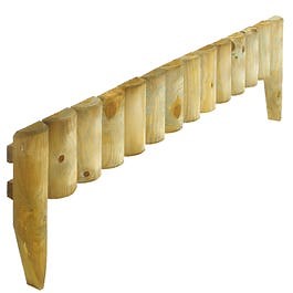 Rowlinson Border Fence Lawn Edging Strip - 1m