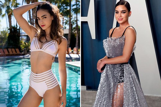 Actress Melissa Barrera stuns as she shows off toned figure in white bikini