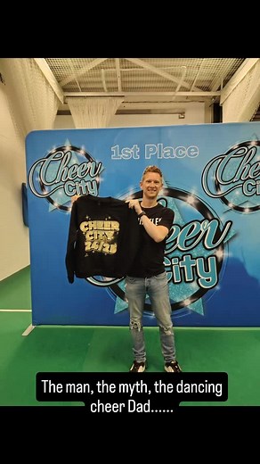 Happy Fathers day @tonyperrin86 Sorry, but not sorry lol #cheerleadinginchatham #cheerleadinginkent #cheerleadinginmedway #mcdaallstars #cheerdads #cheerdads | MCDA Allstars Cheer-Dance-Tumble