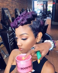 Ju POPPIN @keeana.amvri @stylefactor_edge #jupoppin #thecutlife #miamhairstylist #brooklynhairstylist #lahairstylist | Gillian Garcia Artistry