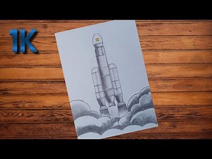 How To Draw Chandrayaan 3 Rocket Drawing Easy ||Step By Step ‪@chandrimaarts‬
