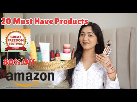 Amazon 20 Must Buy Products ( Makeup, Skincare & Haircare) 80% Off Great Freedom Festival