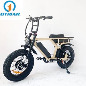 [Hot Item] Hot Sale 20inch Double Motor 2 Wheel All Drive 2 Lithium Battery Electric Fat Bike Factory Direct Sale Motorcycle