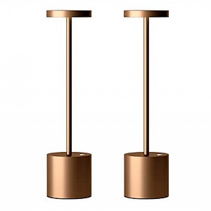 [Hot Item] Touch Control Dimmable Aluminum LED Cordless Table Lamp with Rechargeable Battery Operated for Hotel Restaurant Table Light