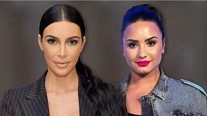 Kim Kardashian Supports Demi Lovato After She Calls Out Fat-Shaming Ad