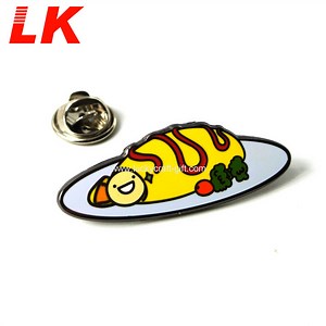 [Hot Item] Custom Black Metal Enamel Lapel Pins with Small Quantity