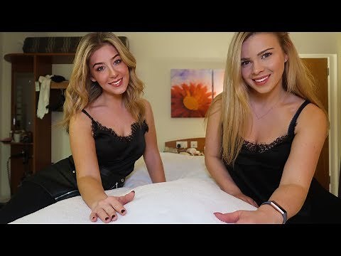 ASMR Masseuse & Trainee Relaxing Body Massage Roleplay