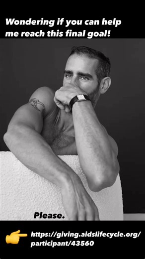 Wondering if my friends can help me reach this final goal! #lgbtq #aidslifecycle | Brian Sims