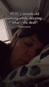 There’s a biological reason for this… If your sweet baby suddenly sounds like a tiny barnyard animal at night—grunting, straining, and squirming—you’re not alone. Around 6 to 12 weeks, many babies go through a phase of noisy sleep that can keep everyone up, even if they’re technically still sleeping! Here’s what’s going on: 🔄 The Bowel Wants to Sleep, Too Newborns often poop multiple times a day, even overnight. But around 2 months, their digestive system starts to mature, and many babies stop