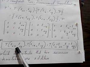 Computer Graphics:-Composite Two Dimensional Translation