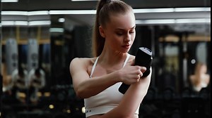MUJE Deep Tissue Massage Gun, Super Quiet Percussion Muscle Massager for Pain Relief, Portable Handheld Relaxation Electric Massage Gun for Athletes