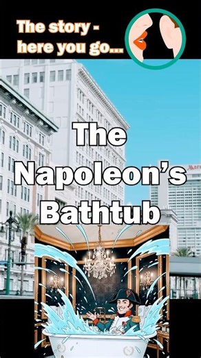 Napole-WET! The $350k Bathtub Where Napoleon Made History 🛁 #travel #shorts #neworleans