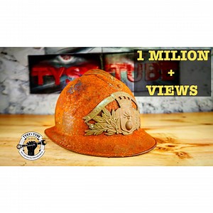 in this video i show you how i restored this rusty firefighter helmet. | Tysy TUBE