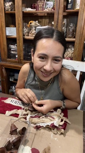 Attached some rusted bells to a fabric strip and it transformed my Christmas Stocking! Catch the full tutorial below!! #christmas #christmasideas #christmasdecor #rustic #stocking #crafts #diy | Lee Lexi Creations