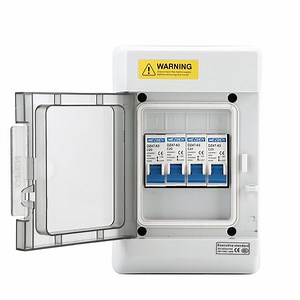 [Hot Item] 4 Way IP66 Waterproof Dustproof Outdoor Plastic Box Distribution Box ABS MCB Box