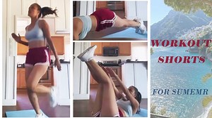 Watch Workout Shorts for Women Running Athletic Summer Loose Fit on Amazon Live