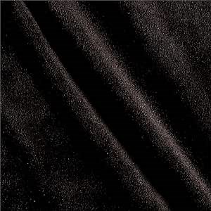 Alpine Upholstery Velvet Black, Fabric by the Yard