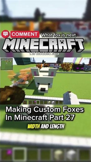 Making Custom Foxes In Minecraft Part 27 (Fennec Fox - Fennec Fox Facts)