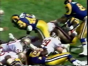San Francisco 49ers vs L.A. Rams 1988 1st Half Week 7