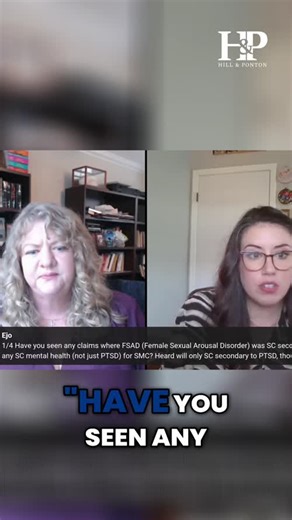 Can FSAD (Female Sexual Arousal Disorder) be service-connected to...