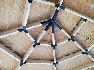 DIY Partial Octagon Gazebo Spider Bracket – Heavy Duty Steel Roof Support - Etsy UK