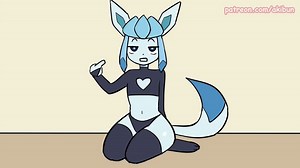 my new animation is out... oiled up femboy Glaceon POV fun~ sound on! 🔊voice + sound by @RoroBorosfull animation available on P@treon and sbstar!