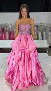 Our favorite bubblegum!!🩷✨ Style# 40054 Size: 00 $830 #longdress #pageant #prom #faulkenberysgirls | Shop Faulkenberys