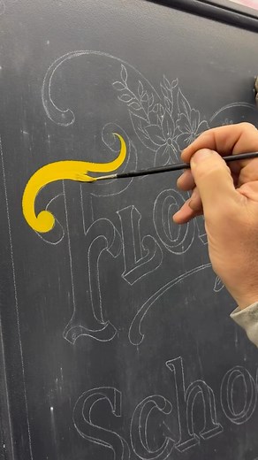 Satisfying to watch on a hard-to-get-motivated-Monday 😃Repost👉 @tabbsigns Nice little hand painted & gilded sign ready for delivery for the lovely folks @stockflorist #handpainted #handpaintedsigns #signpainting #signwriting #signwriters #goldleaf #goldleafsigns #floristsigns #flowershop #florist #shopsigns #stockessex #tabbsigns | Gnarly Magazine