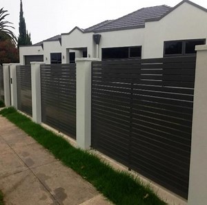 [Hot Item] Garden Laser Cut Aluminum Slat Panels Decorative Metal Screen Fencing Fence