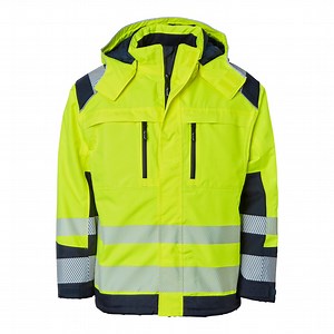 [Hot Item] Customized PPE Garment Hi Vis Parka Waterproof Jacket with Reflective Strip